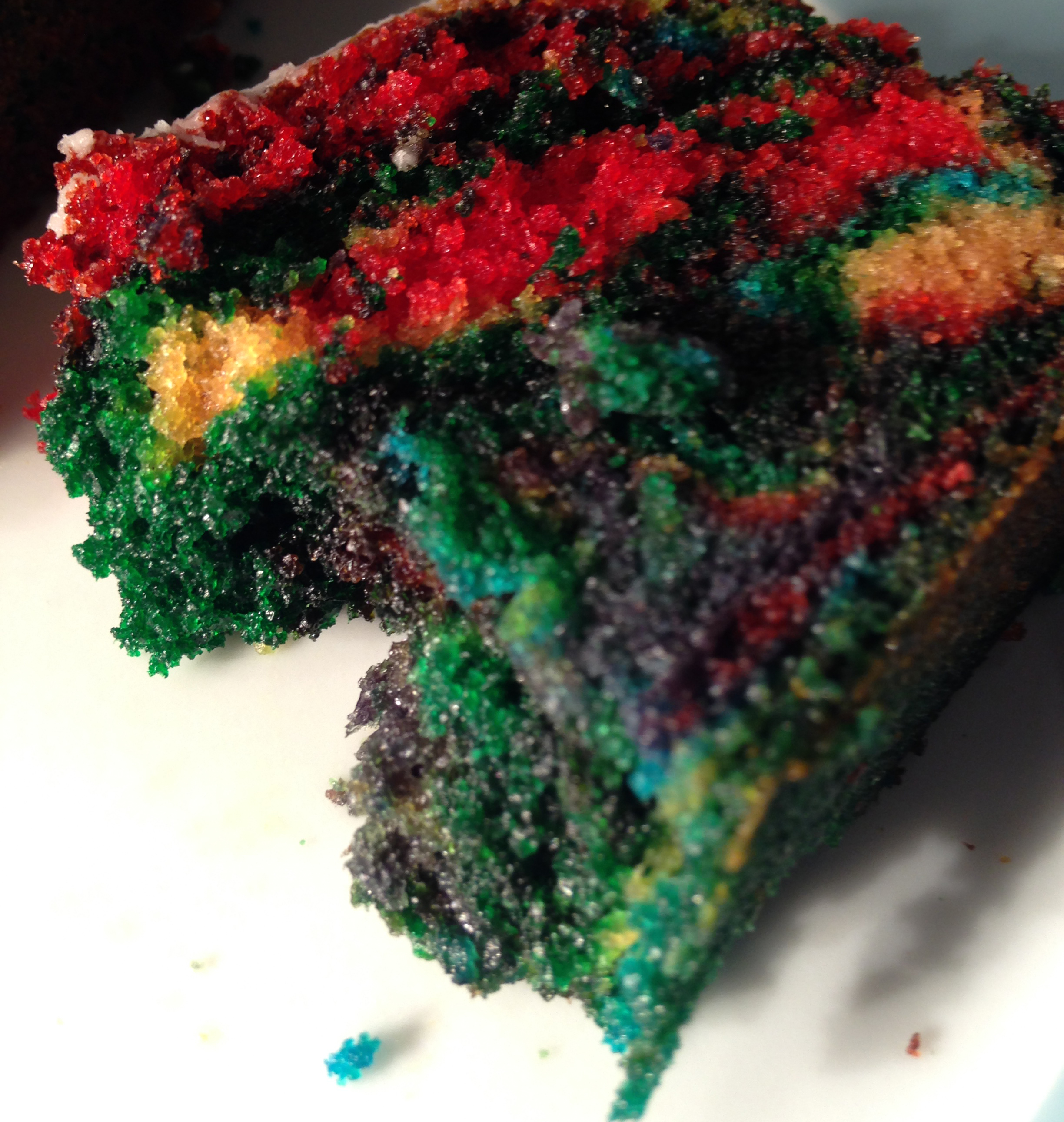 #ichbacksmir: papageien-kuchen (oder regenbogen-kuchen) | parrot cake (or rainbow cake) | vegan