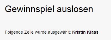 Gewinner