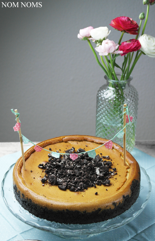 cheesecake mit oreo-boden | cheesecake with oreo crust (vegan) ❤