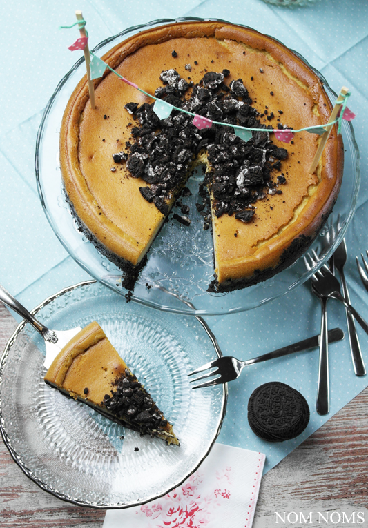 cheesecake mit oreo-boden | cheesecake with oreo crust (vegan) ❤