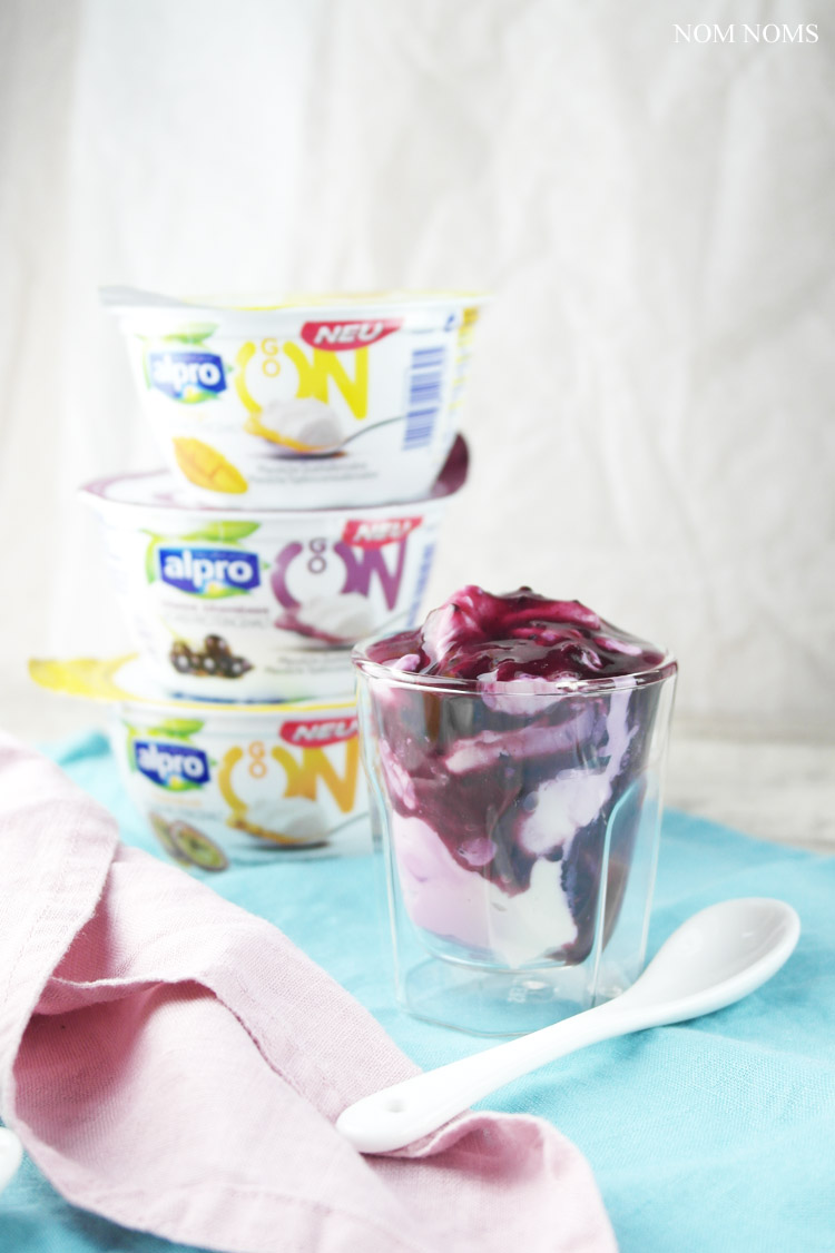 alpro go on pflanzliche quarkalternative {meine "go on" momente} schwung holen: warum ein snack mir immer hilft ❤ (werbung)