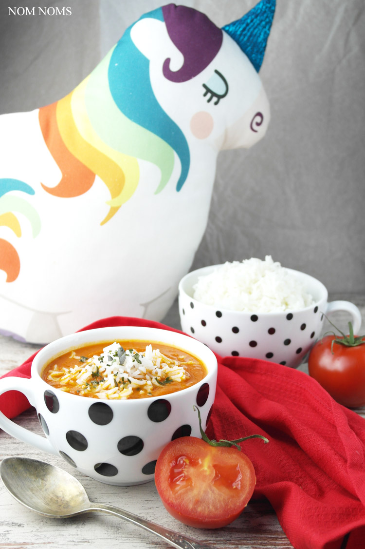 {hamburgs designer: käselotti} tomatensuppe mit reis à la mama