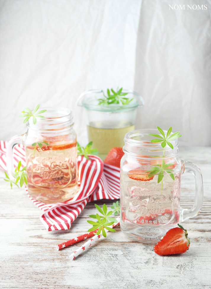 erfrischend einfach: waldmeister sirup &amp; limonade | (sweet) woodruff syrup &amp; lemonade (vegan) ❤