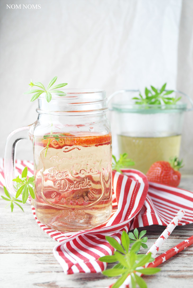 erfrischend einfach: waldmeister sirup &amp; limonade | (sweet) woodruff syrup &amp; lemonade (vegan) ❤