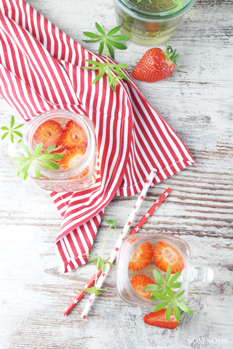 erfrischend einfach: waldmeister sirup &amp; limonade | (sweet) woodruff syrup (vegan) ❤