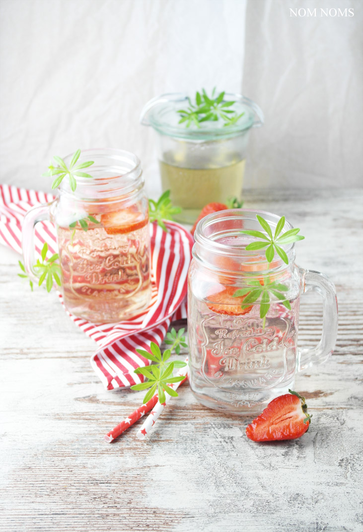 erfrischend einfach: waldmeister sirup & limonade | (sweet) woodruff syrup & lemonade (vegan) ❤
