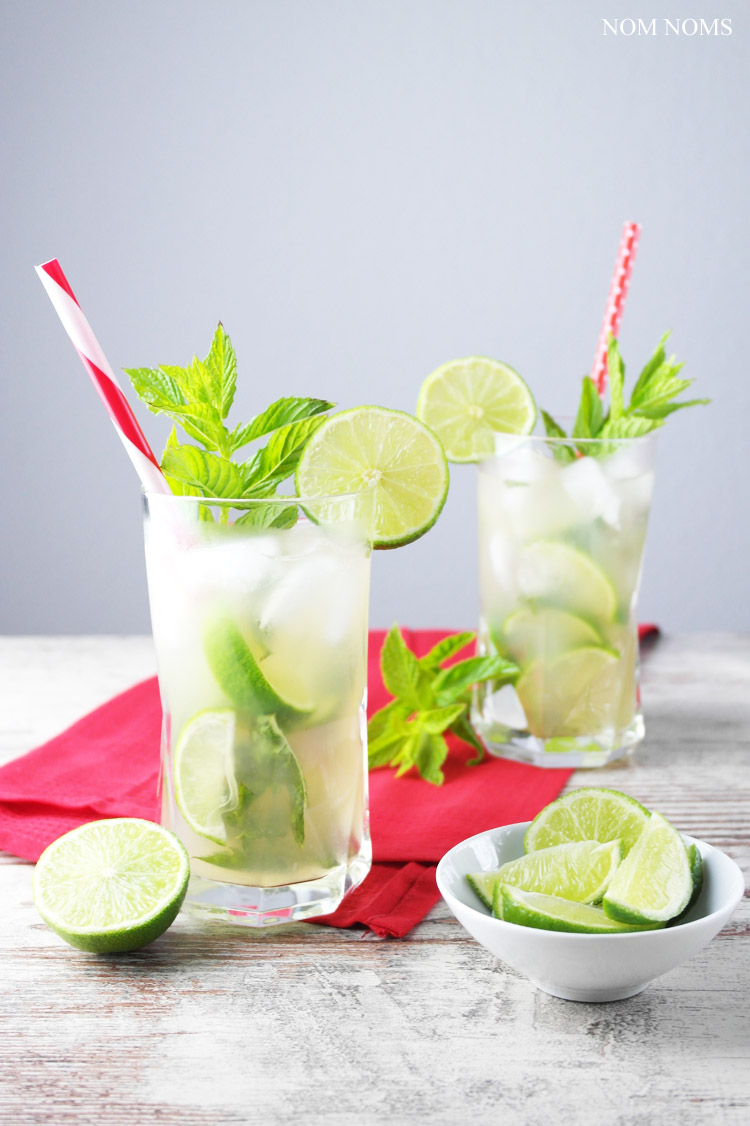 mojito mit gin und zitronengras | mojito with gin and lemon grass (vegan | werbung)