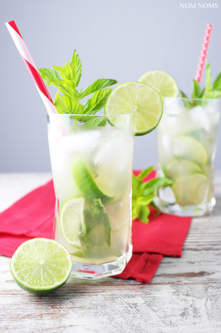 mojito mit gin und zitronengras | mojito with gin and lemon grass (vegan | werbung)