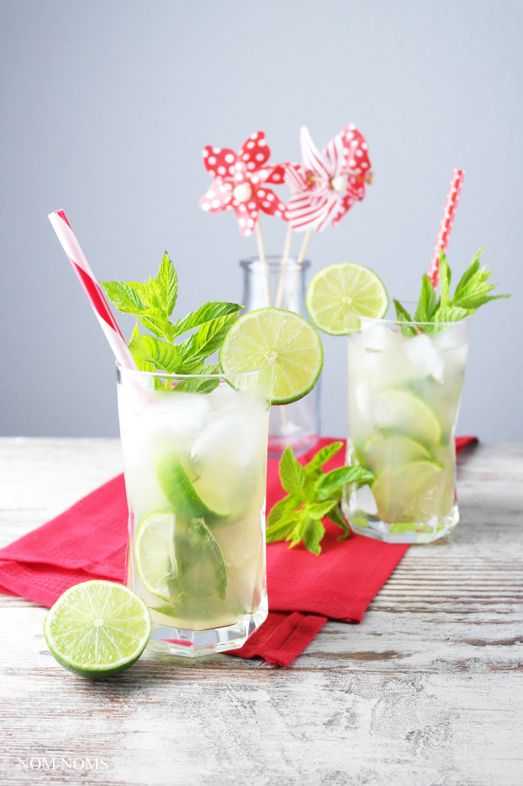 mojito mit gin und zitronengras | mojito with gin and lemon grass (vegan | werbung)