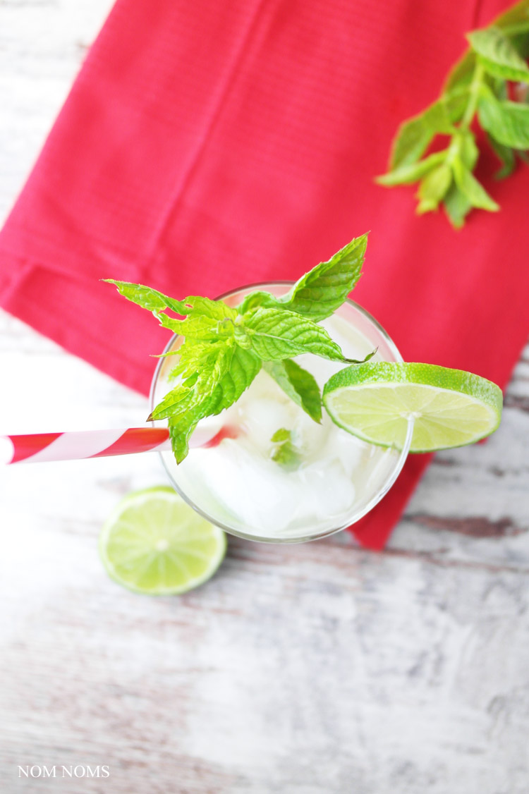 mojito mit gin und zitronengras | mojito with gin and lemon grass (vegan | werbung)
