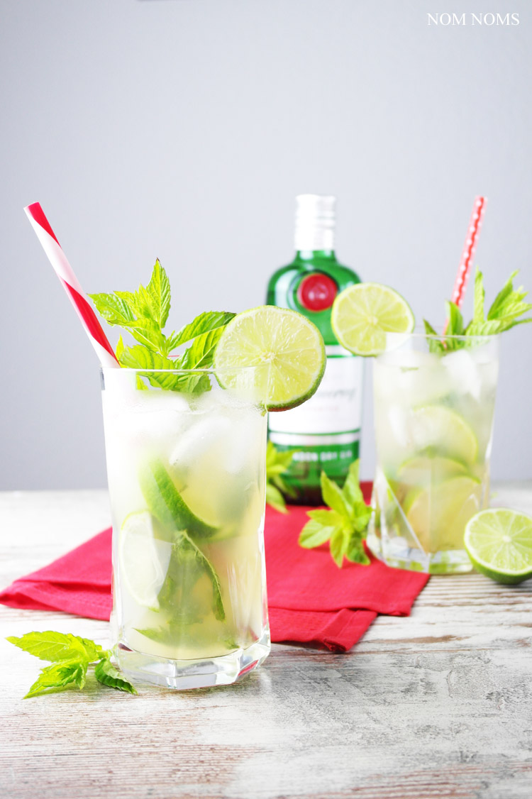 mojito mit gin und zitronengras | mojito with gin and lemon grass (vegan | werbung)