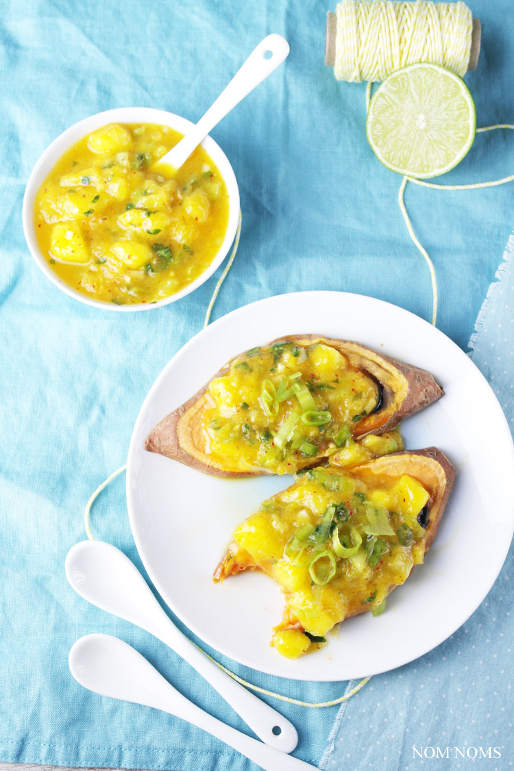 mango-zitronengras-salsa auf süßkartoffel toast | mango lemongras salsa on sweet potato toast (vegan | werbung) ❤