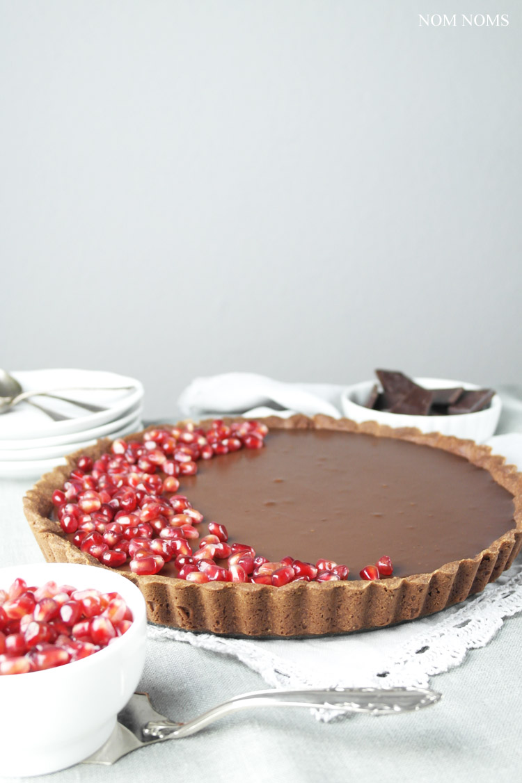 schokoladen-chili-tarte | chocolate chili tart (vegan | werbung ) ❤