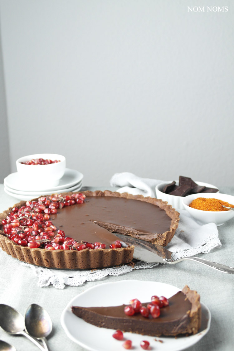 schokoladen-chili-tarte | chocolate chili tart (vegan | werbung ) ❤