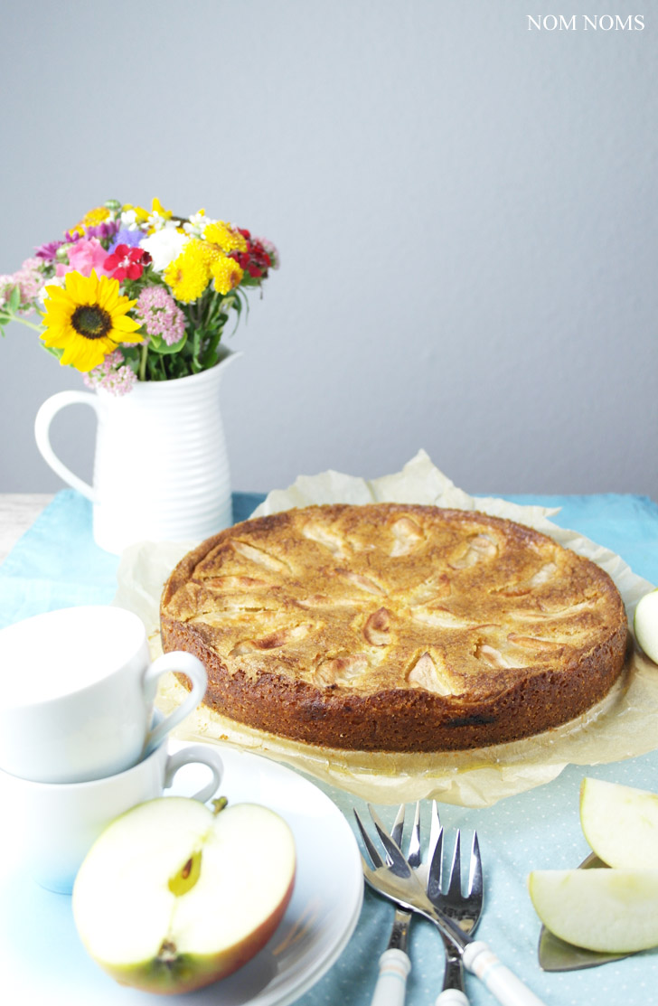 norwegischer apfelkuchen (eplecake) | norwegian apple cake (vegan) ❤