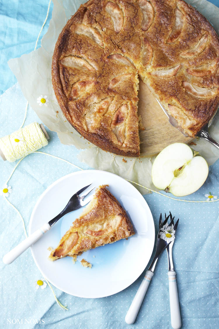 norwegischer apfelkuchen (eplecake) | norwegian apple cake (vegan) ❤
