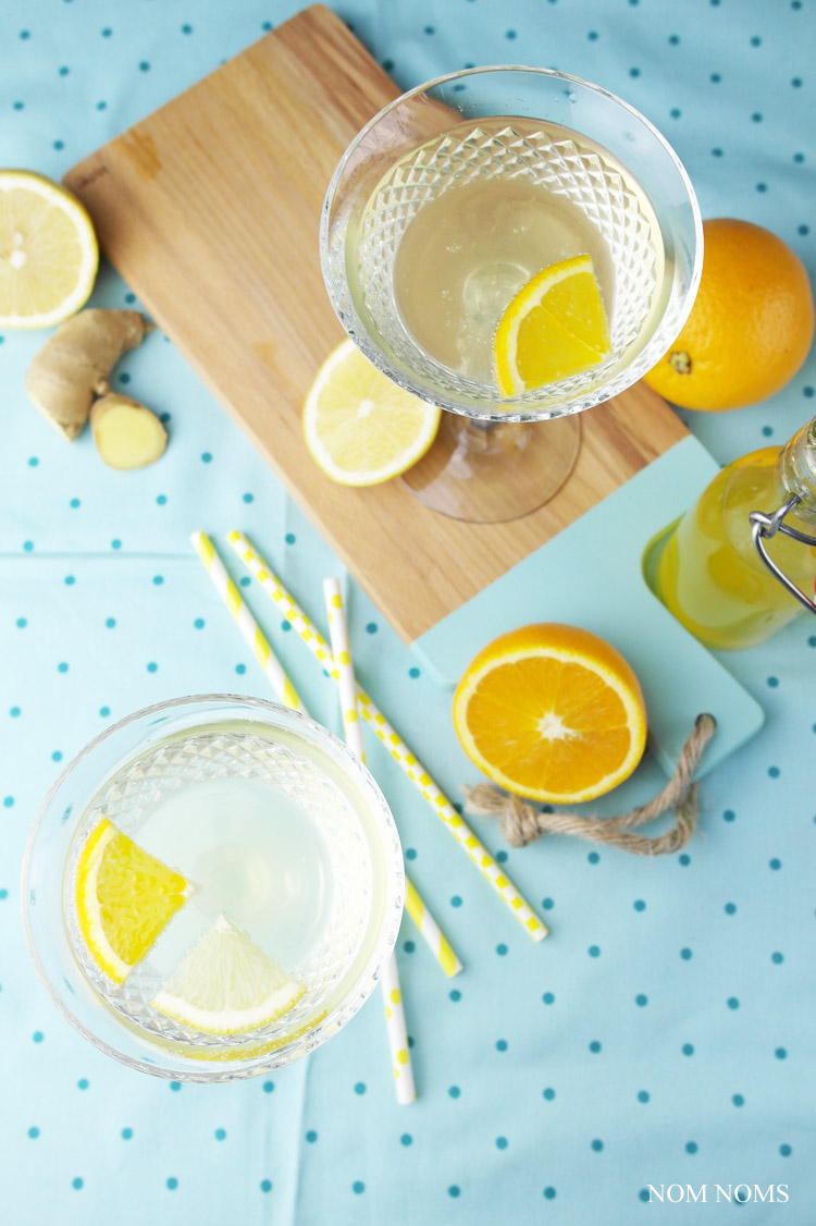 zitrus-ingwer-sirup | citrus ginger sirup (vegan) ❤