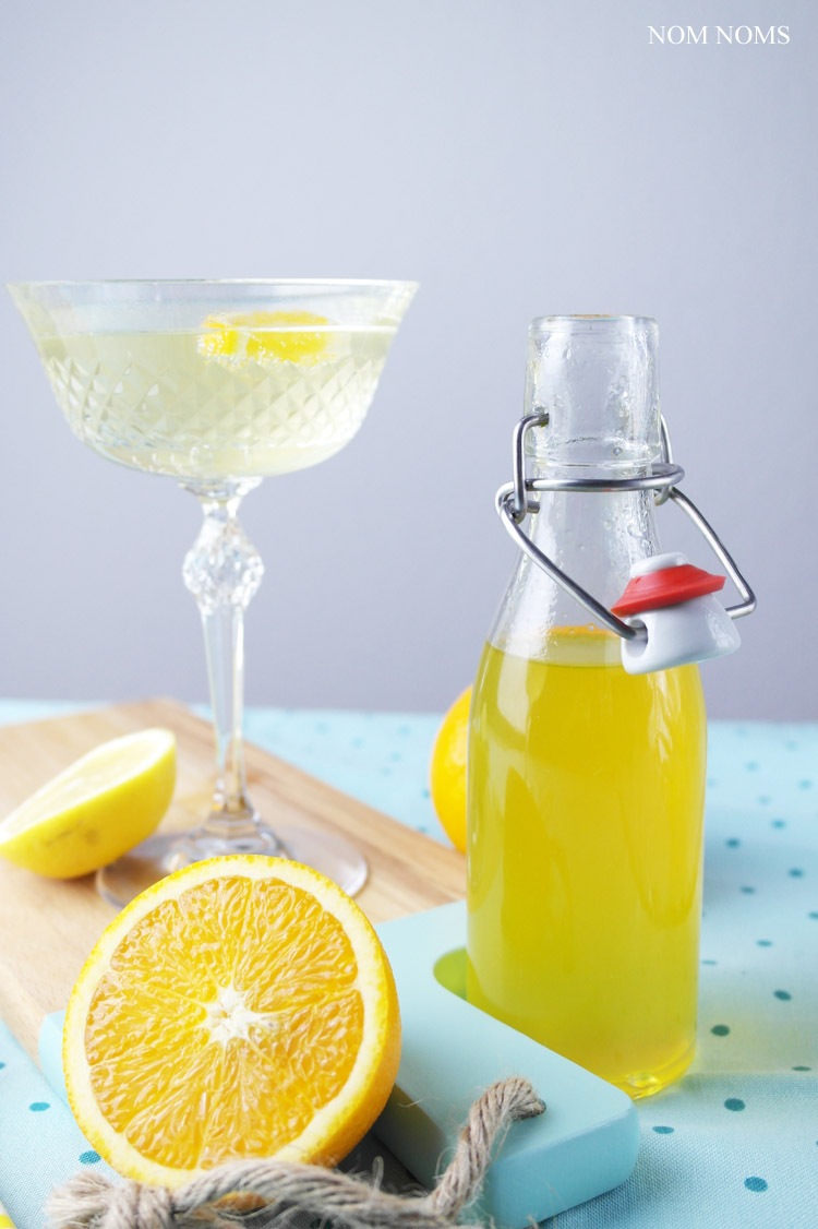 zitrus-ingwer-sirup | citrus ginger sirup (vegan) ❤