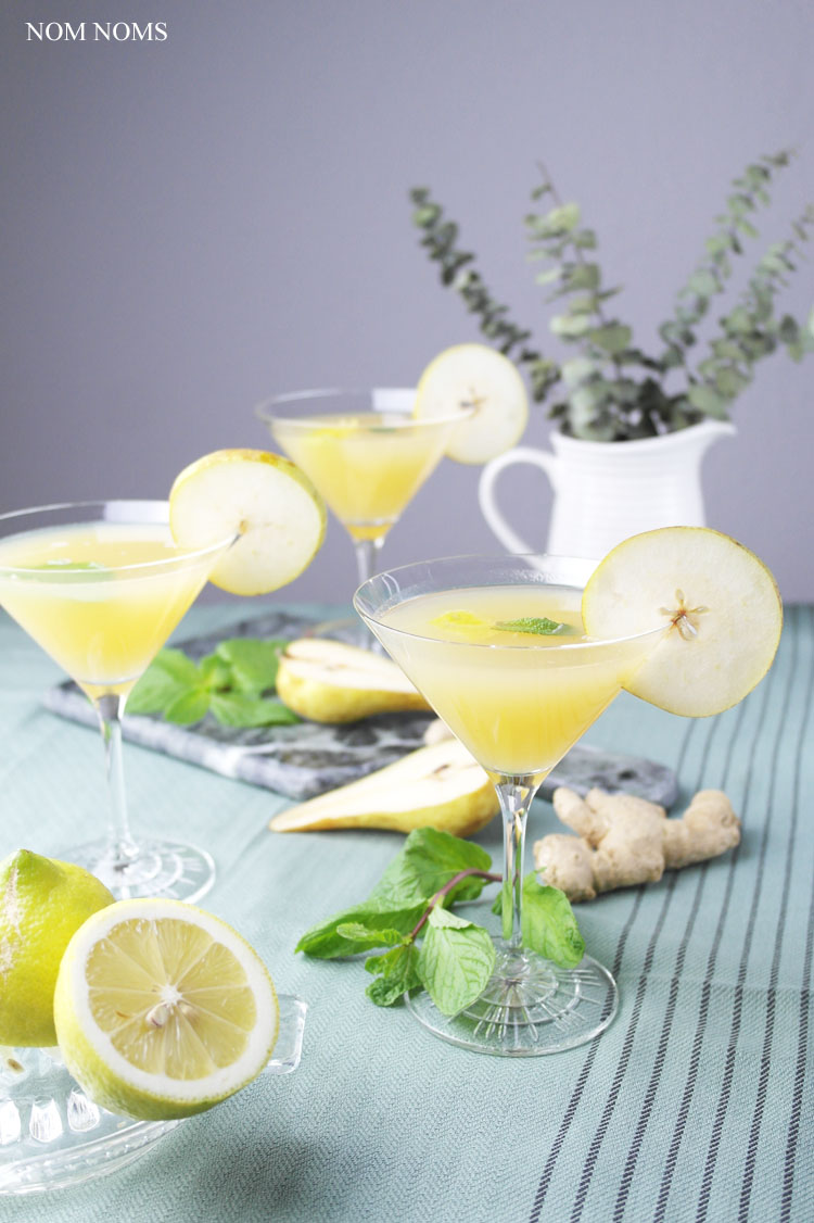 birnen gin martini mit ingwer | pear gin martini with ginger ❤