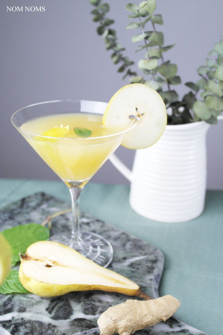 birnen gin martini mit ingwer | pear gin martini with ginger ❤