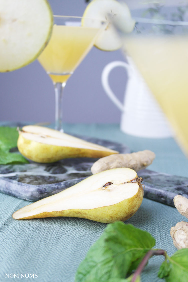 birnen gin martini mit ingwer | pear gin martini with ginger ❤