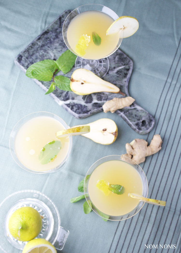 birnen gin martini mit ingwer | pear gin martini with ginger ❤