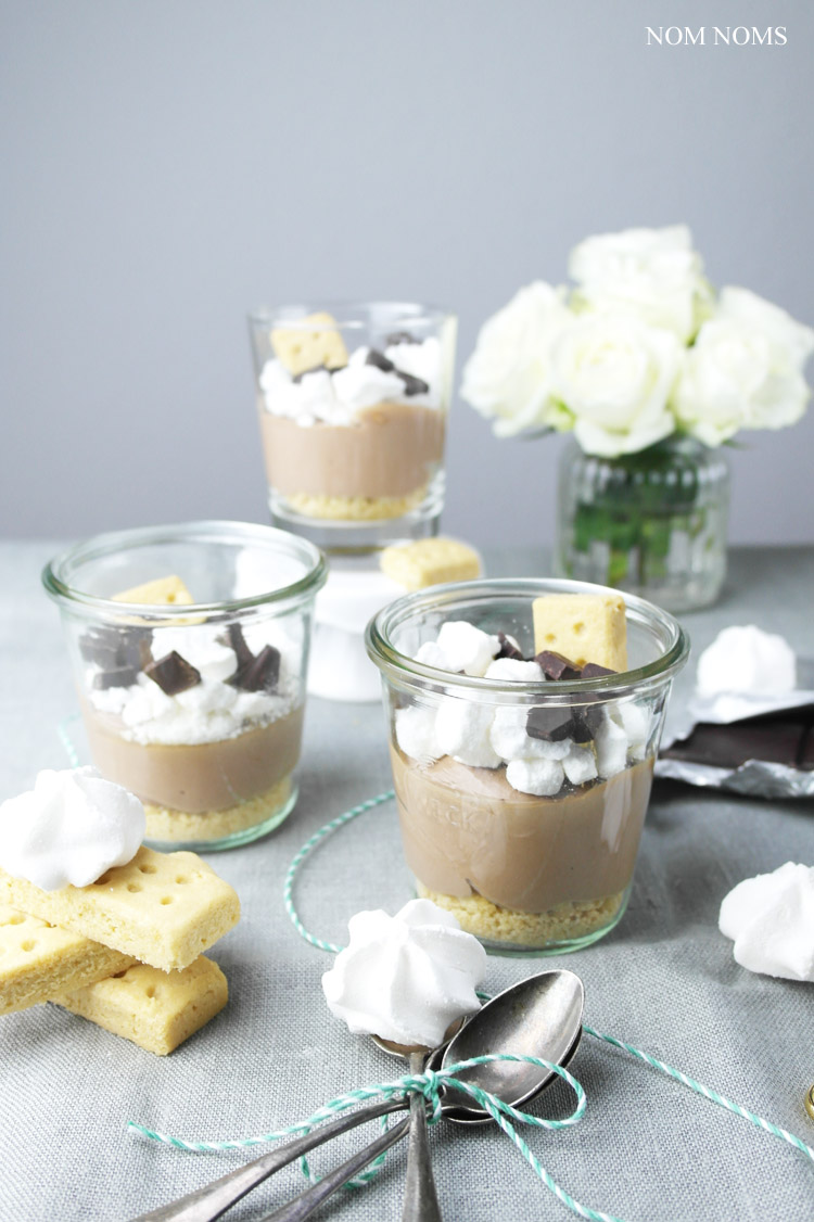 trifle mit schokolade und baiser | trifle with chocolate and meringue (vegetarian) ❤