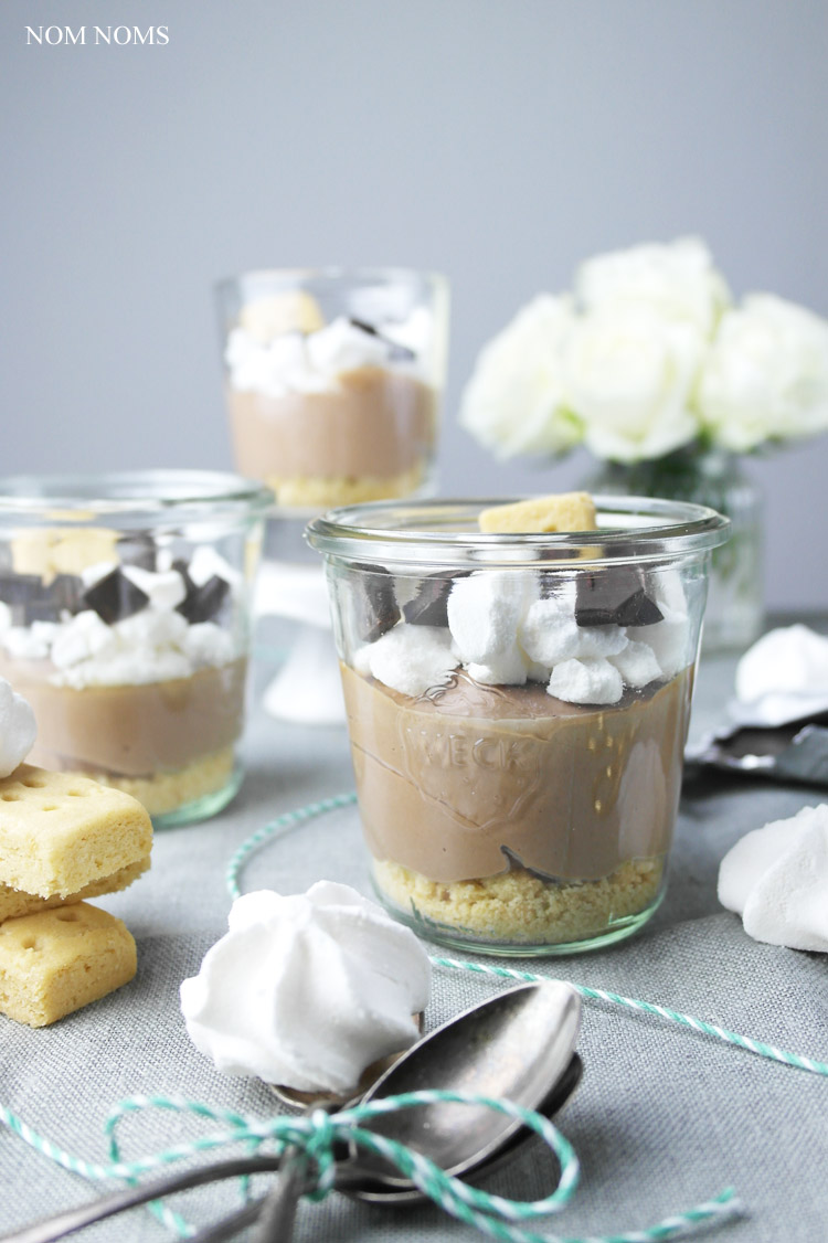 trifle mit schokolade und baiser | trifle with chocolate and meringue (vegetarian) ❤