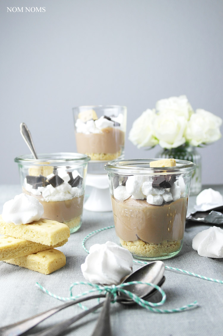 trifle mit schokolade und baiser | trifle with chocolate and meringue (vegetarian) ❤