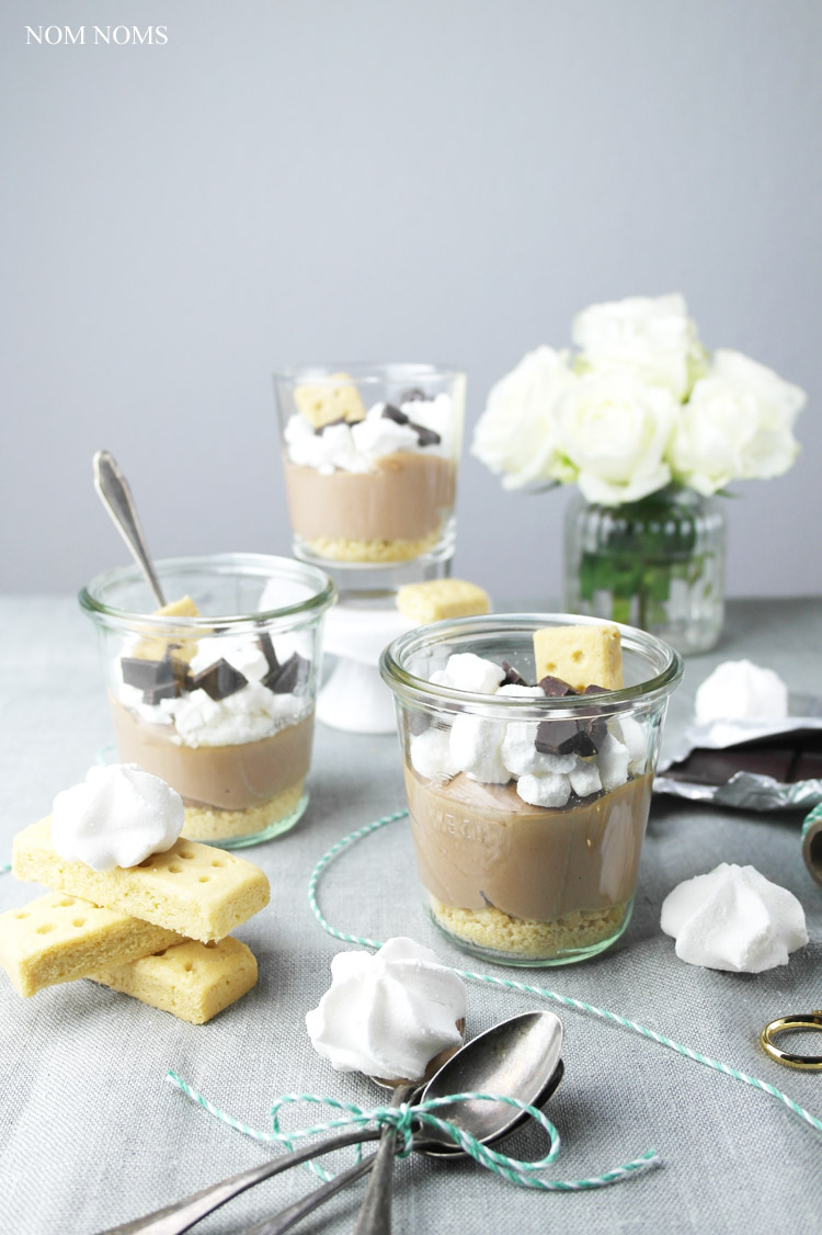 trifle mit schokolade und baiser | trifle with chocolate and meringue (vegetarian) ❤