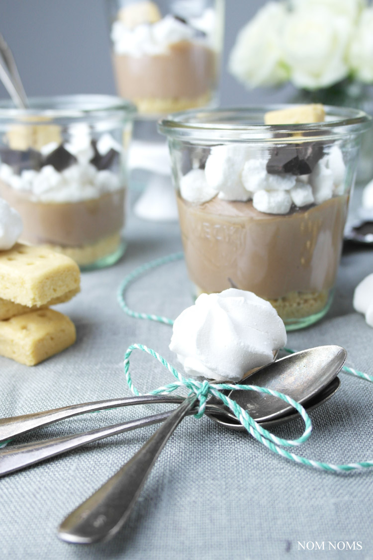 trifle mit schokolade und baiser | trifle with chocolate and meringue (vegetarian) ❤