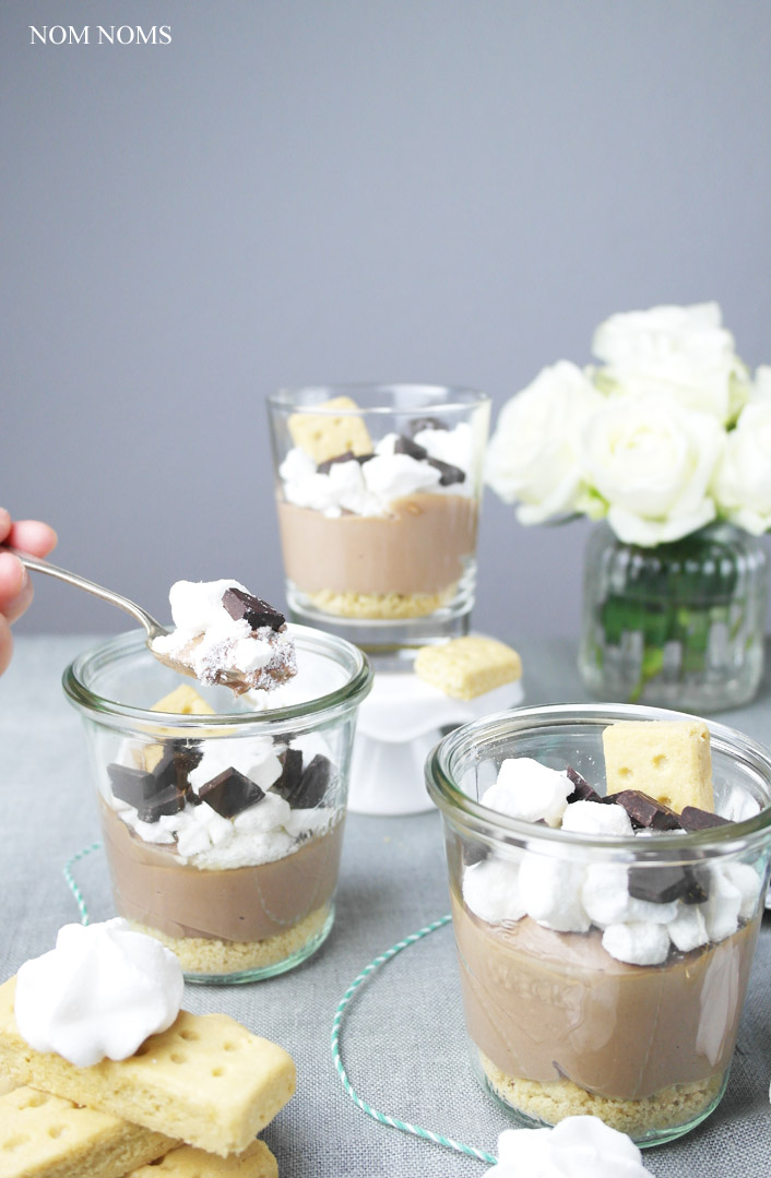trifle mit schokolade und baiser | trifle with chocolate and meringue (vegetarian) ❤