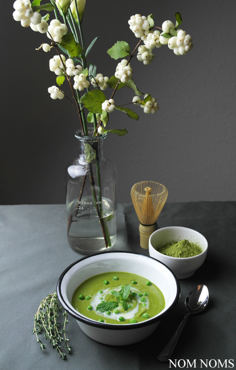 Erbsen-Matcha-Suppe ❤