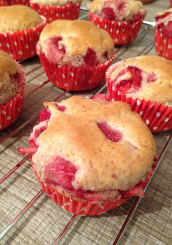 Liebliche Erdbeer-Muffins