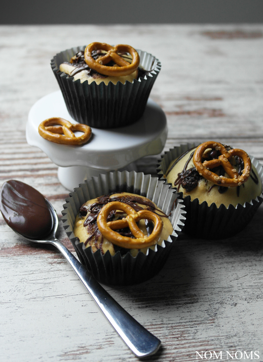 Nutella Muffins mit Salzbrezeln ❤