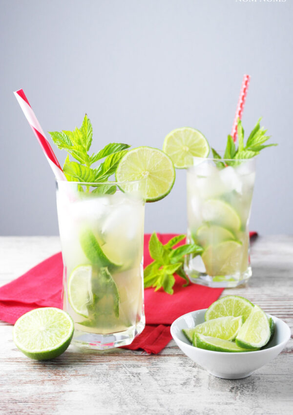 Mojito mit Gin und Zitronengras