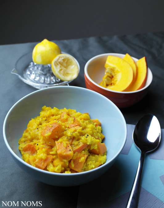 One Pot: Kürbis-Süßkartoffel-Ragout mit Reis und Curry ❤