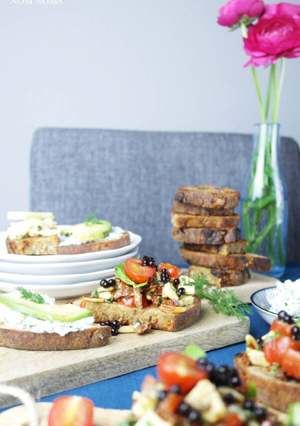Vegetarische Bruschetta: herzhaft und süß ❤
