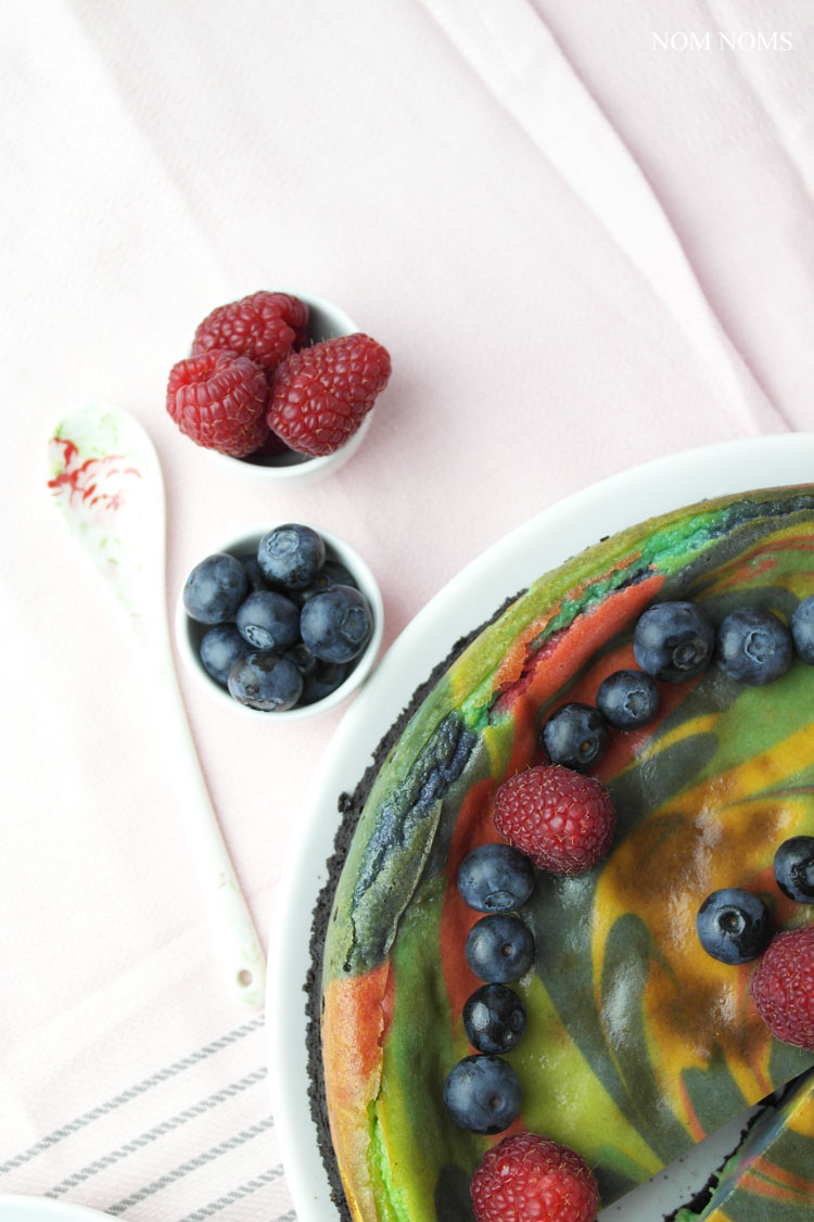 veganer einhorn käsekuchen | vegan unicorn cheesecake ❤