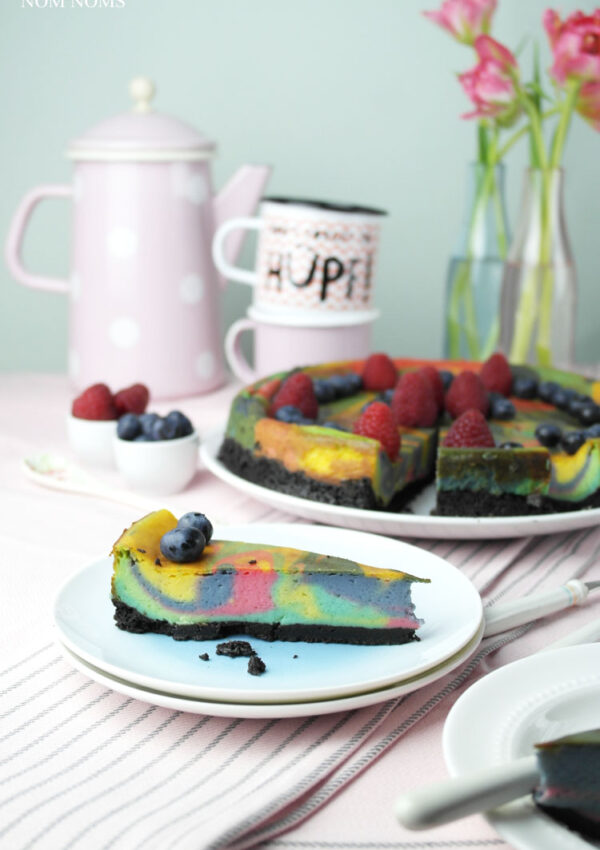 Veganer Einhorn Käsekuchen ❤