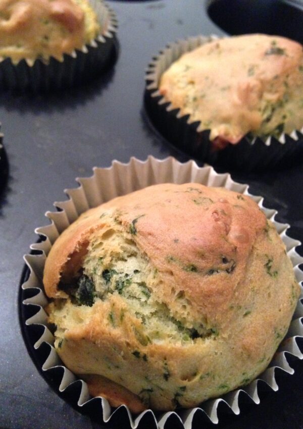 Herzhafte Bärlauch-Pinienkerne-Muffins ❤