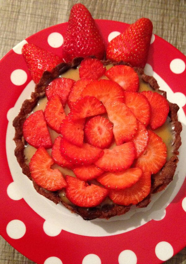 Erdbeer-Toffee-Tarte ❤