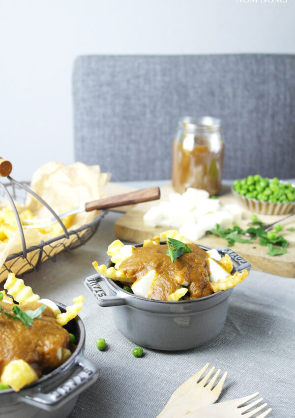 {Mein Heimatgericht} Vegetarische Poutine aus Kanada: Pommes, Käse & braune Soße ❤