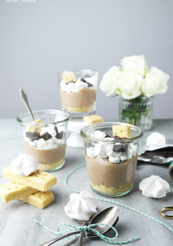 trifle mit schokolade und baiser | trifle with chocolate and meringue