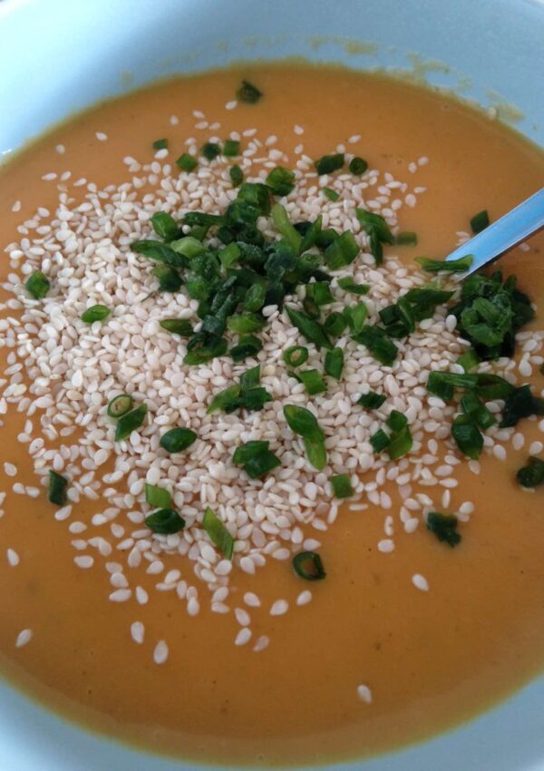 carrot soup with an asian touch