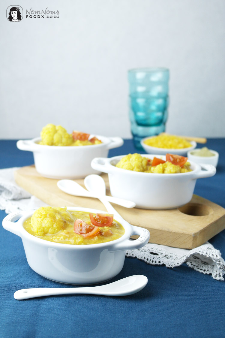 Blumenkohl-Linsen-Suppe mit Moringa / Cauliflower lentil soup with moringa