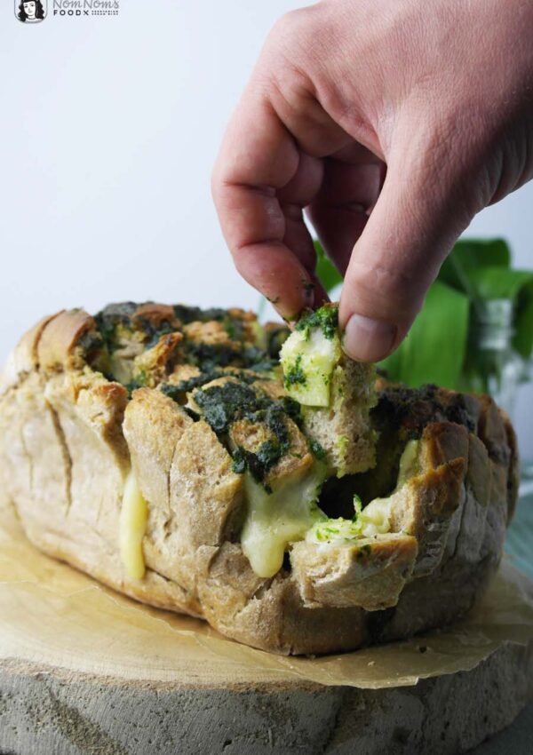 Herzhaftes Bärlauch Pull-Apart-Bread oder Bärlauch Zupfbrot