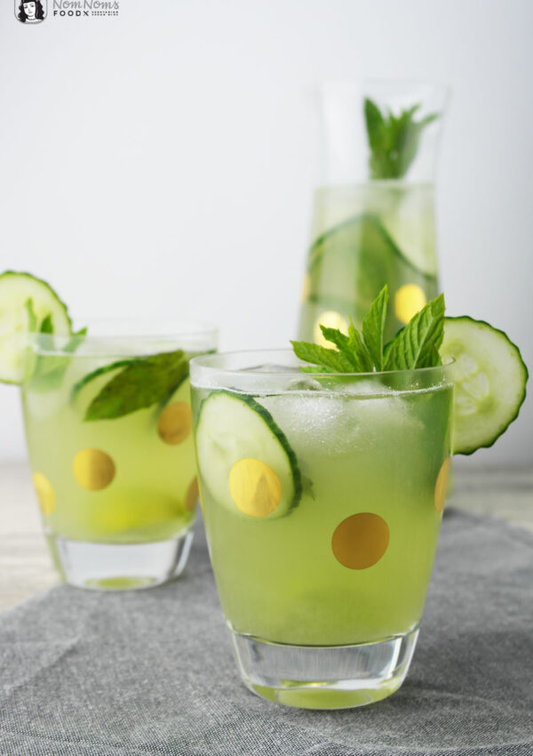 Erfrischende Gurken-Limonade mit Minze ❤