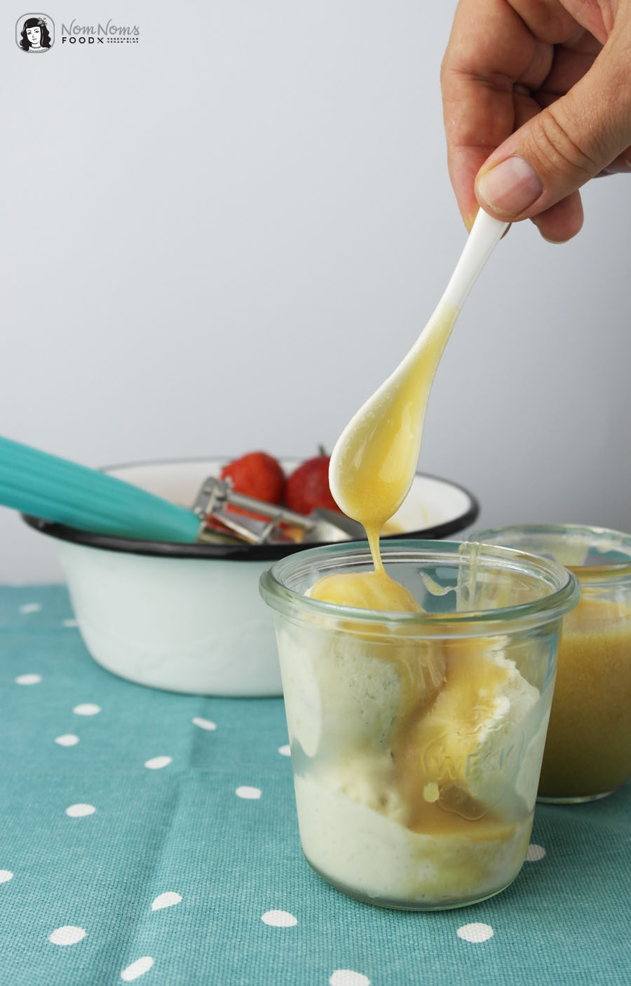 Nur 5 Zutaten: Salz-Karamell Eis / vegan