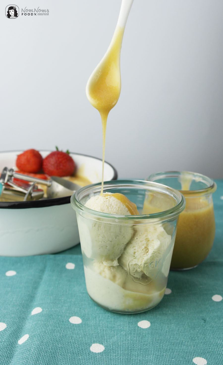 Nur 5 Zutaten: Salz-Karamell Eis / vegan